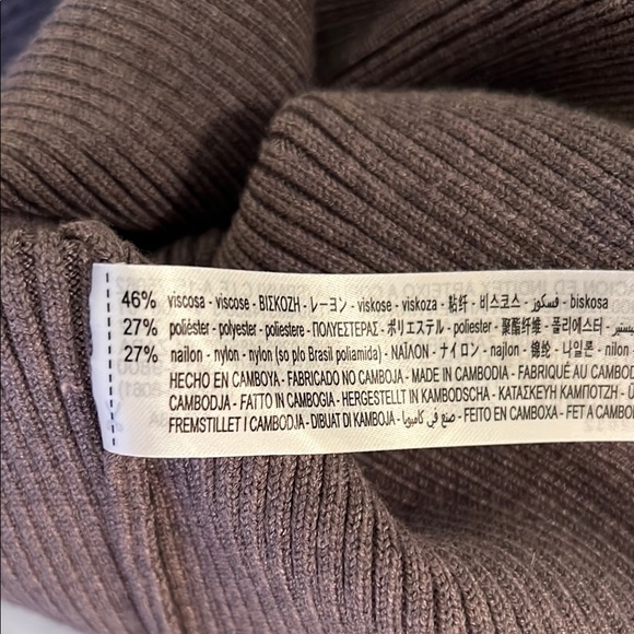 Zara Ribbed Knit Sleeveless Sweater Tank Dress - Picture 5 of 6